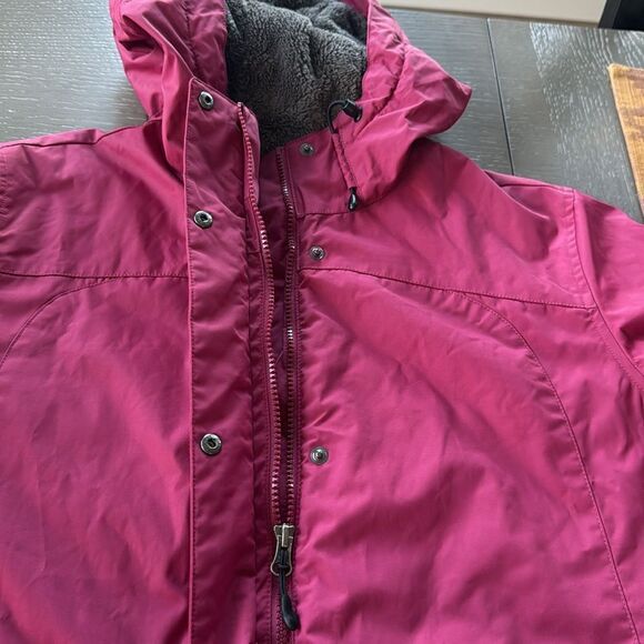 L.L.Bean Women’s Size 1X Regular Deep Magenta Hooded Zipper Up Casual Jacket EUC - Picture 15 of 16